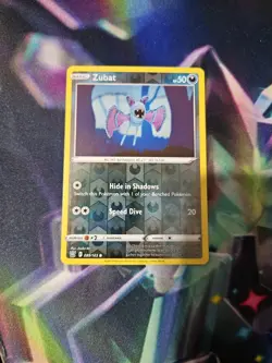 Zubat 89/163 Battle Styles Reverse Holo Common Pokemon Card Pokemon Asako Ito - Image 1