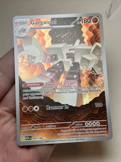 MP+ Garganacl 147/132 Mega Evolution AUTHENTIC Illustration Rare Pokemon Card - Image 3