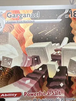 MP+ Garganacl 147/132 Mega Evolution AUTHENTIC Illustration Rare Pokemon Card - Image 5