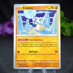 Cubone 104/165 Pokemon Scarlet Violet 151 SV TCG Card (MEW) - Image 1