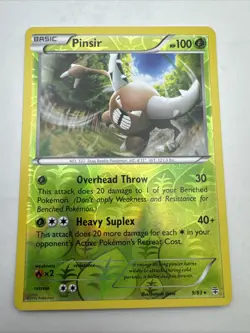Pokemon Card Pinsir 9/83 Generations Reverse Holo Rare - Image 1