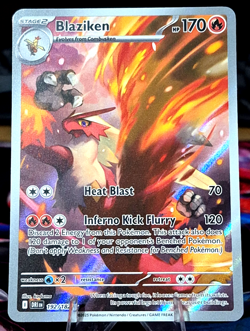 Blaziken 192/182 Illustration Rare DRI SV10: Destined Rivals Pokemon Card - Image 2
