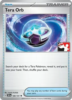 Tera Orb - 189/191 Prize Pck Series Cards - NM - Image 1