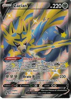 Zacian V (Shiny) - Holo Promo SWSH: Sword & Shield Promo Cards SWSH292 NM - Image 1