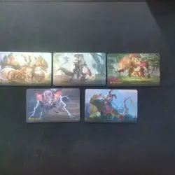 FULL SET MTG Mabel's Journey PVC Foil Art Card Bloomburrow SEA Promo - Image 1