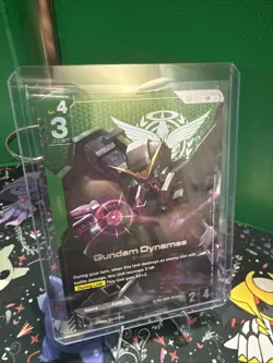 Gundam Card Game Gundam Dynames LR+ Holo ST07-005 - Image 1