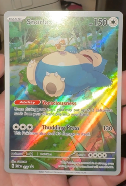 Snorlax SVP EN 051 Black Star Promo Scarlet & Violet Pokemon 151 Card - Image 1