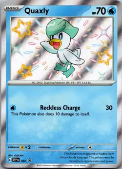 Quaxly Holo Promo SV: Scarlet & Violet Promo Cards 082 NM - Image 1