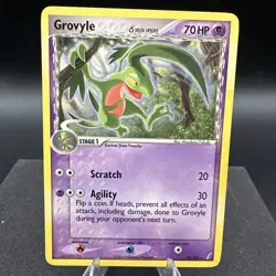 Grovyle (Delta Species) 19/100 Crystal Guardians Heavily Played Pokemon Card - Image 1