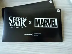Magic: The Gathering Secret Lair x Marvel Deadpool Rainbow Foil Box 5 Cards 2024 - Image 1