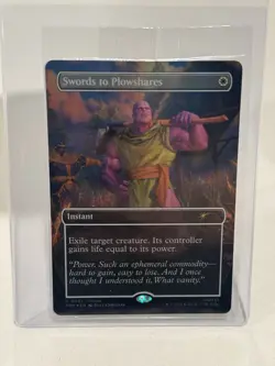 Magic The Gathering Marvel Thanos Swords To Plowshares PSA Promo Card Sealed - Image 1