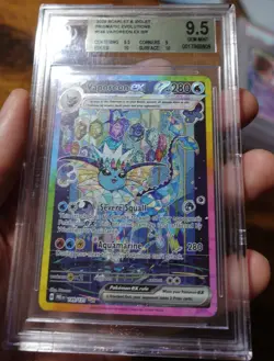 Vaporeon ex 149/131 BGS 9.5 Prismatic Evolutions SIR #149 Pokemon Card Graded - Image 3