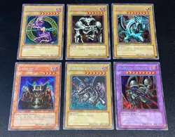 YuGiOh 2002 Collector’s Tin REVERSE SECRET RARE Complete Set (BPT-001 - BPT-006) - Image 1