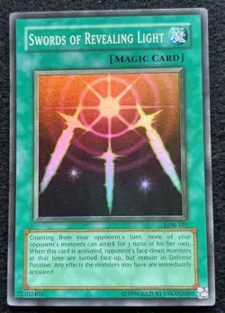 Swords Of Revealing Light - LOB-101 - Super Rare - NM - Yugioh - Image 1
