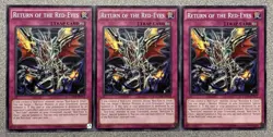 Return of the Red-Eyes CORE-EN072 (x3) Clash of Rebellions Unlimited NM - Image 1