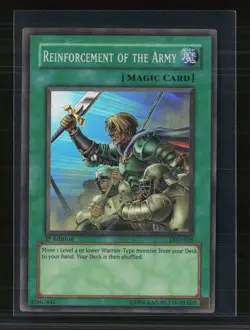 Yu-Gi-Oh! Reinforcement of the Army Legacy of Darkness SR LOD-028 1st Edition - Image 1