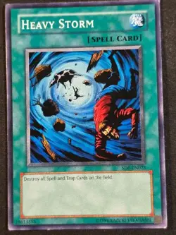Heavy Storm SD6-EN023 Spellcaster's Judgment Common LP Yu-Gi-Oh - Image 1