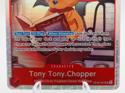 Tony Tony.Chopper OP08-007 SUPER RARE (SR) One Piece Card Game NM English - Image 2