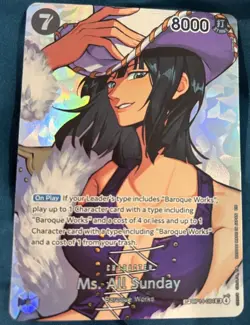Bandai One Piece Card Game Ms. All Sunday The Best SP Alt Art Foil OP14-084 EN - Image 1