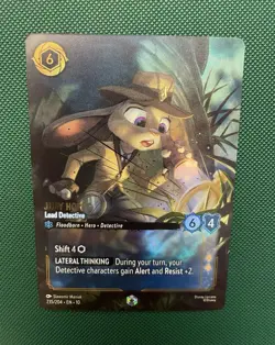 Disney Lorcana Judy Hopps - Lead Detective 235/204 Enchanted Foil EN - Image 1
