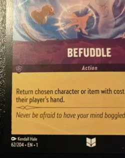 Befuddle 62/204 Uncommon The First Chapter Disney Lorcana TCG - Image 4