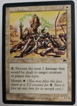 MTG Magic The Gathering Card Daru Healer Creature Cleric White Onslaught - Image 1