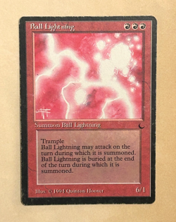Ball Lightning The Dark Heavy Play/Moderate Play MTG Magic the Gathering (3) - Image 1