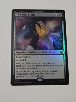 The Soul Stone (Foil) MTG Spiderman Marvel Universes Beyond - Image 1