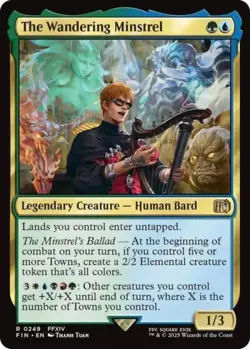 The Wandering Minstrel - Near Mint MTG Universes Beyond: FINAL FANTASY - Image 1