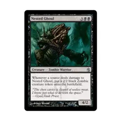 WOTC MtG Mirrodin Besieged Nested Ghoul (U) (x4) NM - Image 1