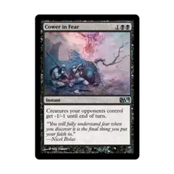 WOTC MtG M13 Cower in Fear (U) (x4) NM - Image 1