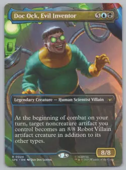 MTG - NON-FOIL Doc Ock, Evil Inventor (Borderless) - Spider-Man (SPE) -F663 - Image 1
