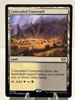 Concealed Courtyard 268 R Outlaws of Thunder Junction NM MTG - Image 1