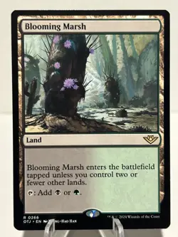 Blooming Marsh 266 R Outlaws of Thunder Junction NM MTG - Image 1