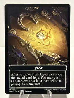 Angel // Plot Double-Sided Token 2 // 20 T Outlaws of Thunder Junction NM MTG - Image 2