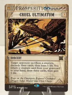 Cruel Ultimatum 40 R Outlaws of Thunder Junction: Breaking News NM MTG - Image 1