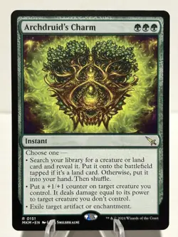 Archdruid's Charm 151 R Murders at Karlov Manor NM MTG - Image 1