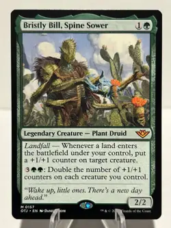Bristly Bill, Spine Sower 157 M Outlaws of Thunder Junction NM MTG - Image 1