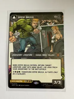 Eddie Brock - 0224 - M - Borderless - Non-Foil - Spider-Man - MTG - NM/M - Image 1