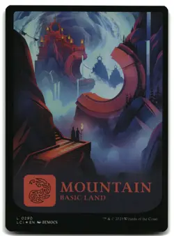 MTG Mountain (0290) FOIL L The Lost Caverns of Ixalan 290 LP - Image 1