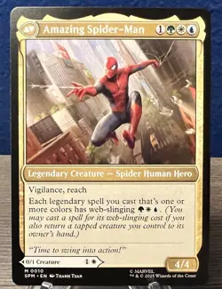 MTG Peter Parker Amazing Spider-Man Mythic M 0010 SPM Marvel's Spider-Man NM - Image 3