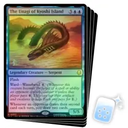 FOIL THE UNAGI OF KYOSHI ISLAND (AVATAR: THE LAST AIRBENDER PRERELEASE) X4 Avata - Image 1