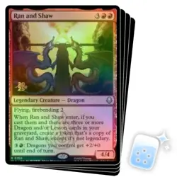 FOIL RAN AND SHAW (AVATAR: THE LAST AIRBENDER PRERELEASE) X4 Avatar: The Last Ai - Image 1