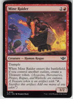 MTG Mine Raider 135 Outlaws of Thunder Junction C Normal NM - Image 1