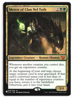 Meren of Clan Nel Toth #49 - Commander 2015 - Normal - Mythic Rare - Near Mint - Image 1