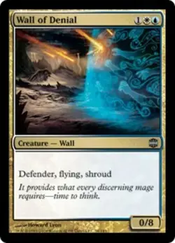 MTG - Wall of Denial - Alara Reborn - MP, English Magic FLAT RATE SHIP - Image 1