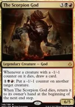 MTG - The Scorpion God - Hour of Devastation - MP, English Magic FLAT RATE SHIP - Image 1