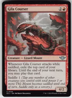 MTG Gila Courser 124 Outlaws of Thunder Junction U Normal NM - Image 1