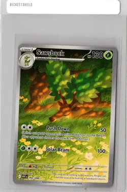 Sawsbuck - 092/086 - Pokemon TCG White Flare Illustration Rare NM - Image 1