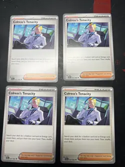 4x Colress's Tenacity 057/064 x4 - Shrouded Fable - Pokemon TCG - Playset - Image 1